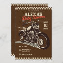 Recherche de de moto invitations Vintage