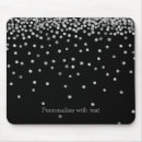 Zoek naar zwarte stippen muismatten Abstract