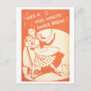 Recherche de femme foyer cartes postales Vintage