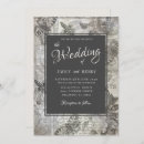 Recherche de noir gris blanc invitations Script de calligraphie