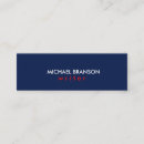 Recherche de bleu simple cartes visite Consultant