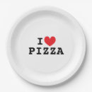 Recherche de pizza assiettes en papier Italien