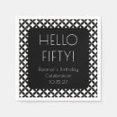 Recherche de style vintage serviettes Noir et blanc