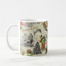 Recherche de père noël nostalgique tasses Ancien