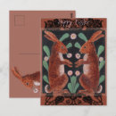 Recherche de lapin vintage cartes postales Peinture