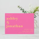 Recherche de orange mariage invitations Typographie