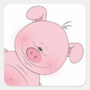Recherche de porc heureux autocollants Dessin