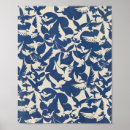 Recherche de oiseaux vintages art Mur