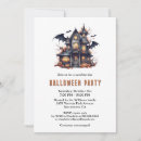 Recherche de maison hantée halloween invitations Parti fantôme d'halloween