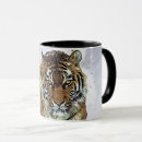 Recherche de tigre sauvage tasses Lion