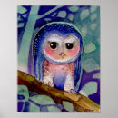 Recherche de hiboux mignons posters Illustration