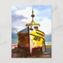 Recherche de vieux bateau pêche cartes postales Port