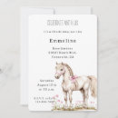 Recherche de cheval blanc invitations Rose