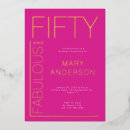 Recherche de fifty and fabulous invitations Âgé de 50 ans