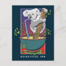 Recherche de dessin koala cartes postales Illustration