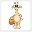 Recherche de girafe drôle autocollants Enfants
