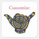 Recherche de hawaii surf autocollants Shaka