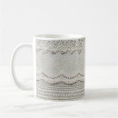 Recherche de motif de dentelle tasses Broderie