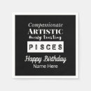 Recherche de signe zodiaque serviettes Fête