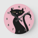 Recherche de femme chat horloges Félin