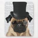 Zoek naar pug honden muismatten Steampunk