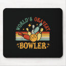 Recherche de bowling drôle tapis souris Bowler