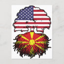 Recherche de drapeau de la macédoine cartes postales Macédonien