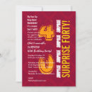 Recherche de red and gold invitations 40e
