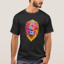 Recherche de tête lions tshirts Coloré