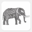 Recherche de style de zen griffonnage autocollants Éléphant