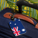 Recherche de drapeau australie bagages étiquettes Patriotique