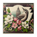 Recherche de oiseau rose carreaux Floral