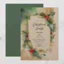 Recherche de holly berries noël invitations Sainte et baies
