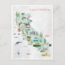 Recherche de la californie cartes postales vintage