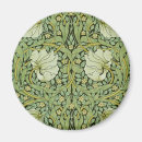 Recherche de feuillage vert magnets William morris