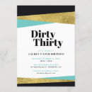 Zoek naar vuile dertig uitnodigingen Goud