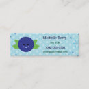 Zoek naar bosbes visitekaartjes Schattig