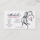Recherche de belle fille cartes visite Maquillage