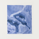 Recherche de hiver abstrait art Bleu