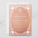 Recherche de fille confirmation invitations Blanc
