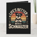 Zoek naar schnauzer honden kaarten Hond moeder