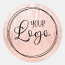 Recherche de logo rose autocollants Salon beauté
