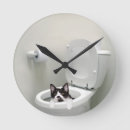 Recherche de toilettes horloges Chat