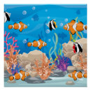 Recherche de poissons tropicaux posters Coloré