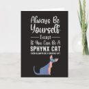 Zoek naar sphynx katten kaarten Grappig