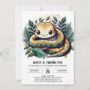 Recherche de snake invitations D'anniversaire de serpent