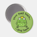 Recherche de grenouille verte magnets Mignon