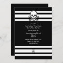 Recherche de mort vivant invitations Noir et blanc