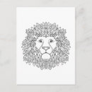 Recherche de zendoodle vœux cartes Tête de lion