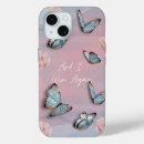 Recherche de papillon bleu iphone coques Moderne